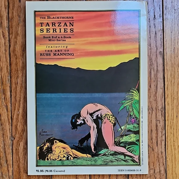 Vintage Tarzan Comic-Strip Paperback Book 3 - Picture 2 of 5